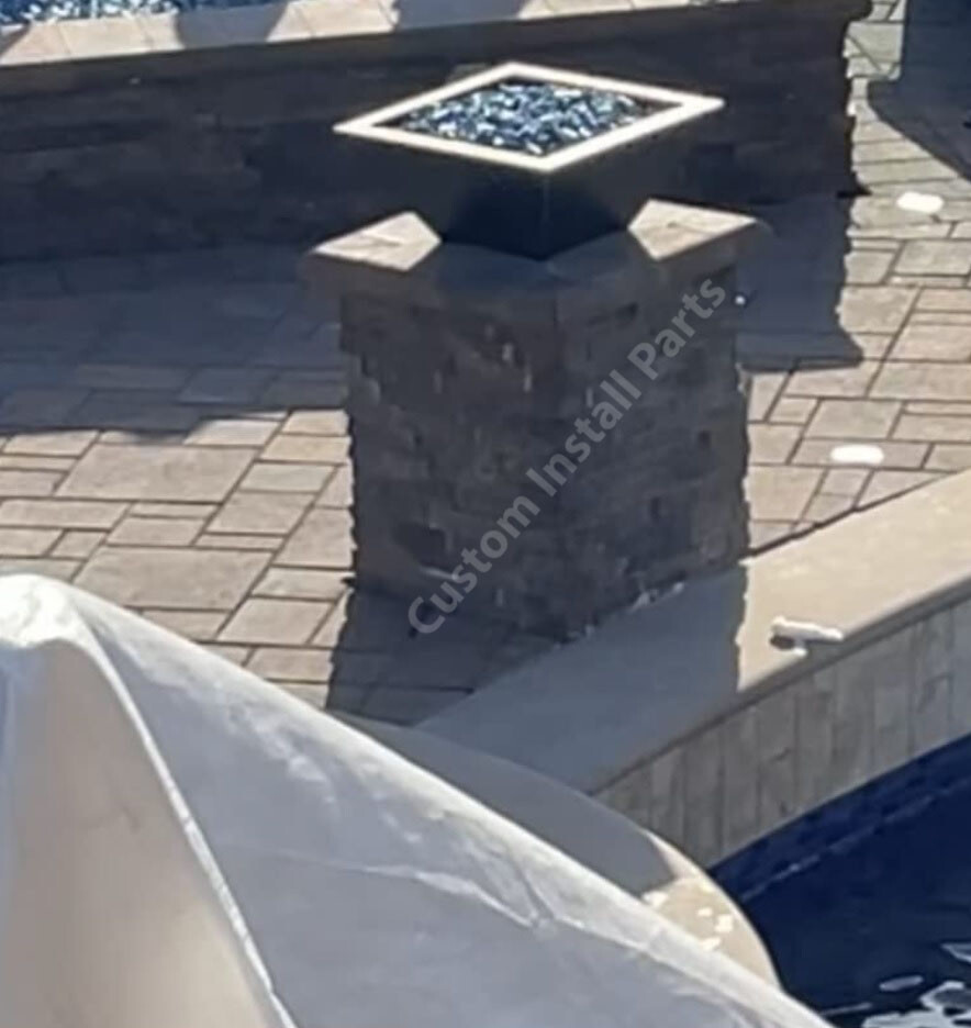 Fire Pit Water Bowl Firepit Fountain Outdoor Pool Deck Builder Series Propane