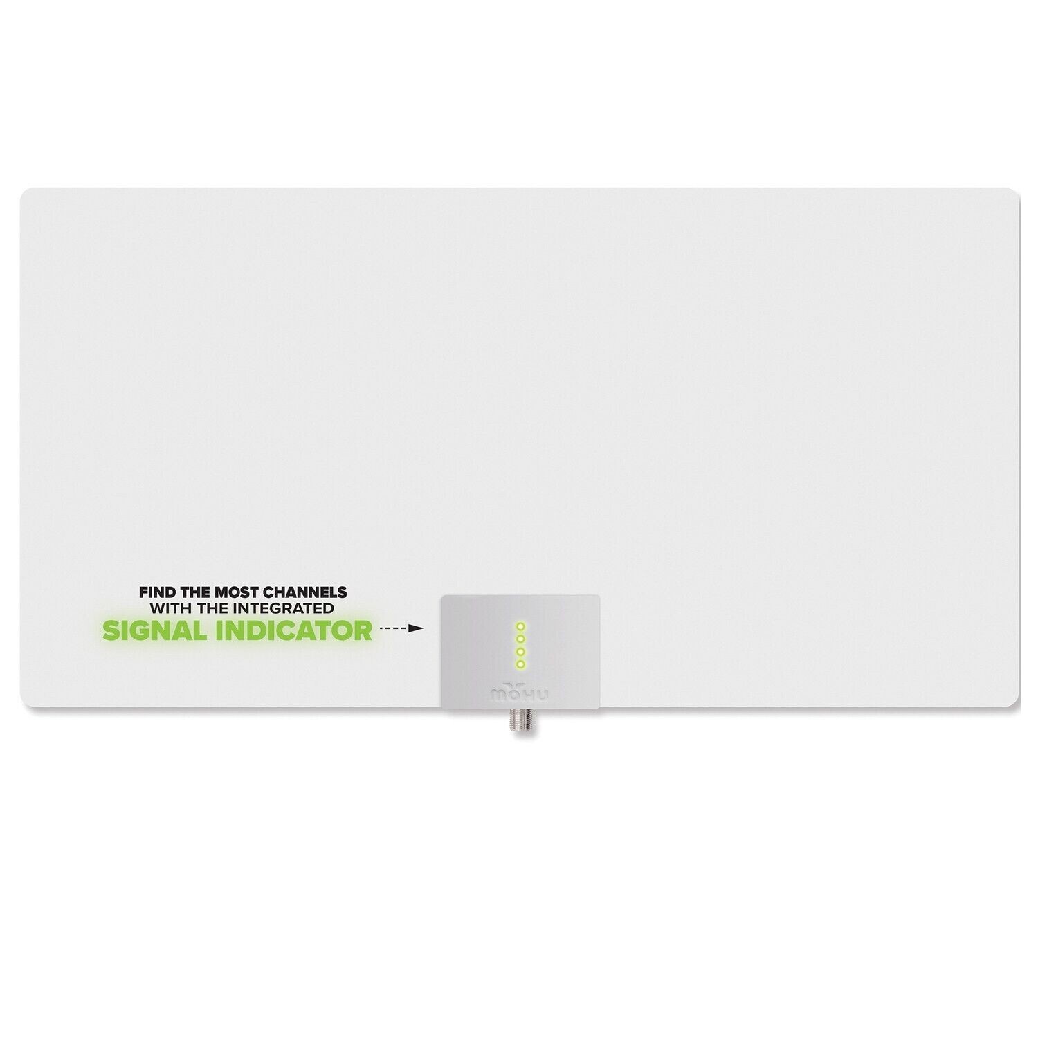 Open Box Mohu Leaf Supreme Pro Amplified Indoor HDTV Antenna w/ Signal Indicator