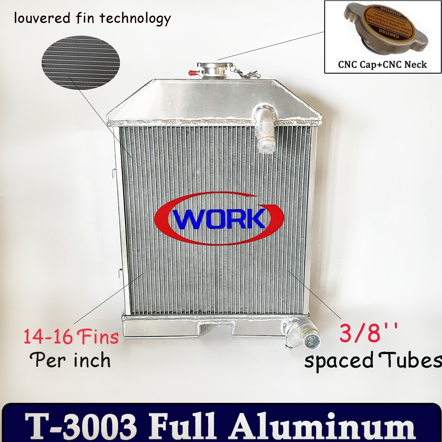 Radiator FIT Ford 501 600 601 700 701 800 801 901 2000 4000 NAA Holl C5NN8005AB