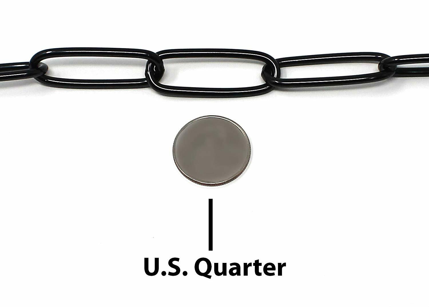 Herm Sprenger BLACK Stainless Steel Fur Saver Pet Dog Training Collar ALL SIZES