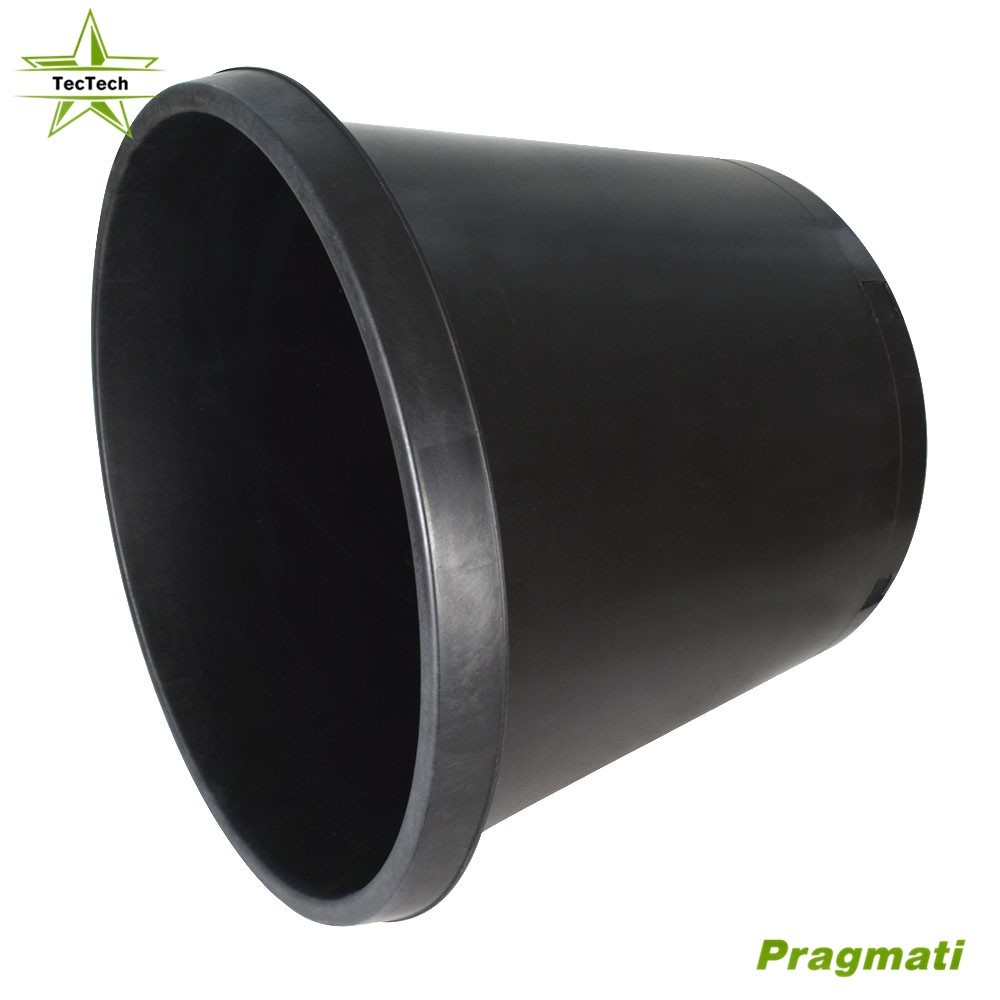 10 Pack 15 Gallon Black Injection Molding Flower Pots Garden Plant Nursery Pots