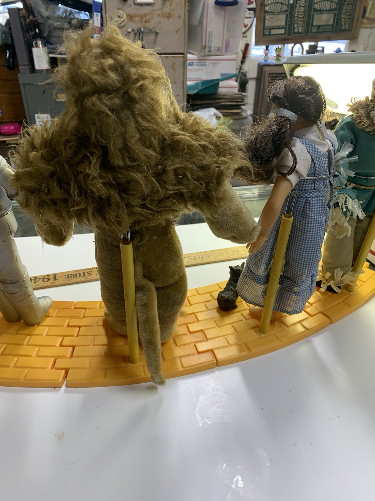 4 Wizard of Oz dolls 1987 14" Dorothy Lion Tin man Scarecrow Hamilton Gifts