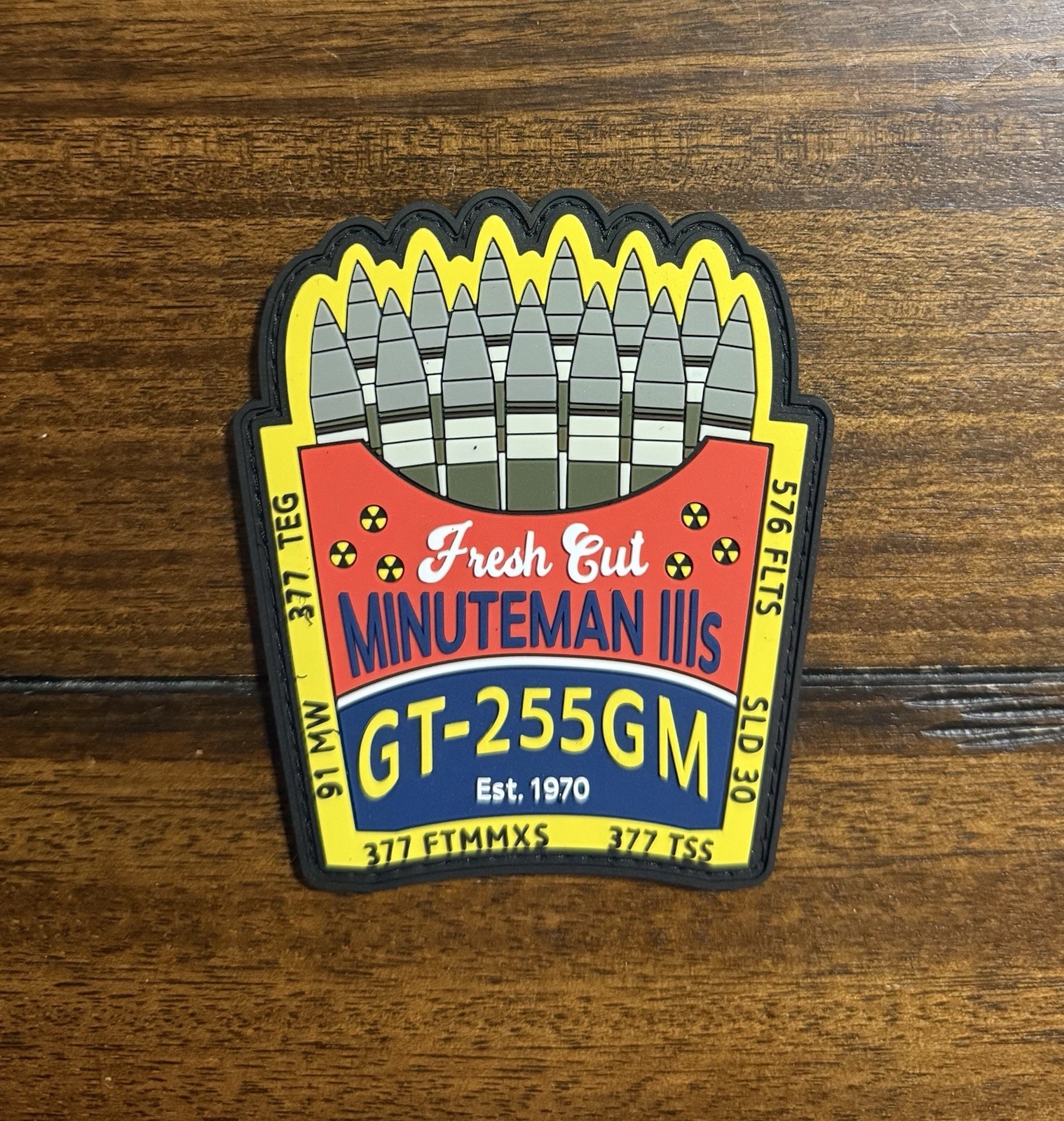 USAF 576 FLTS, GT 255, ICBM Nuclear Patch, Test Launch, Glory Trip, Missile