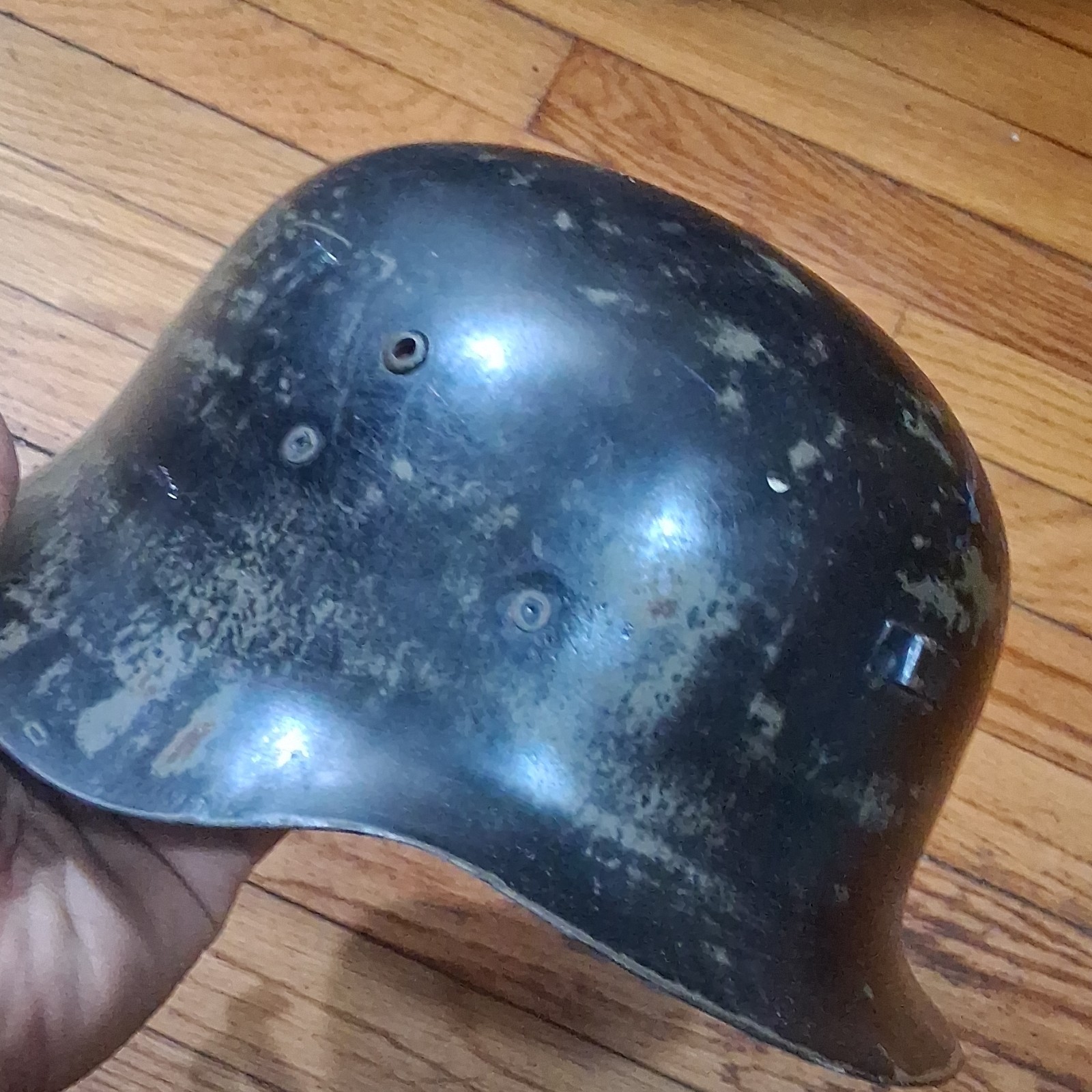 Rare 1942 WW II Spanish Modelo Z Steel Helmet w/ Liner Militaria Collectible