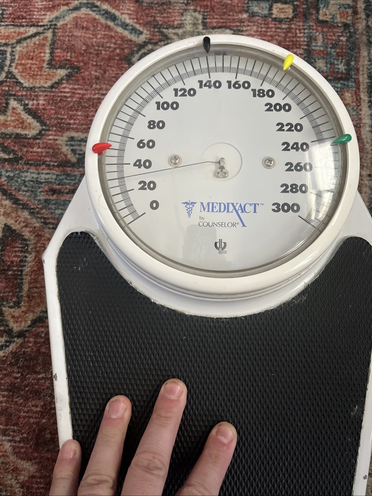 Vintage Medixact Counselor Scale Doctors Office Scale Works Great 300 Lb Limit