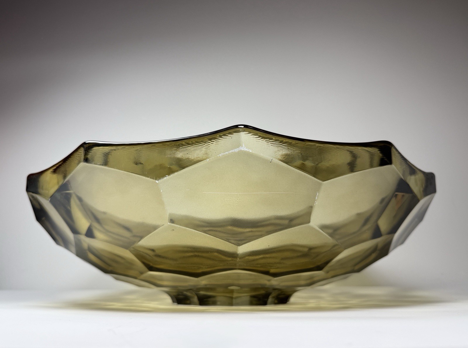 Kohler Briolette K-2373-TG7 17.5” Faceted Glass Vessel Sink Tea Green