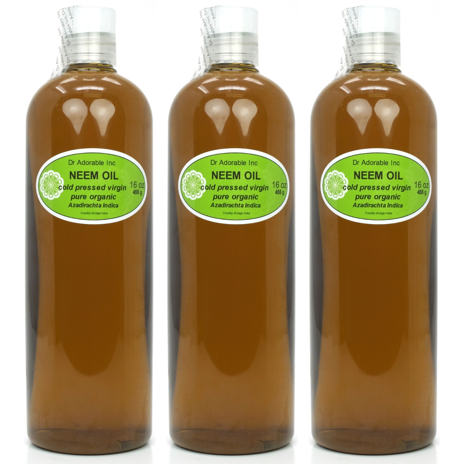 NEEM OIL 100% PURE  VIRGIN COLD PRESSED FREE S&H!