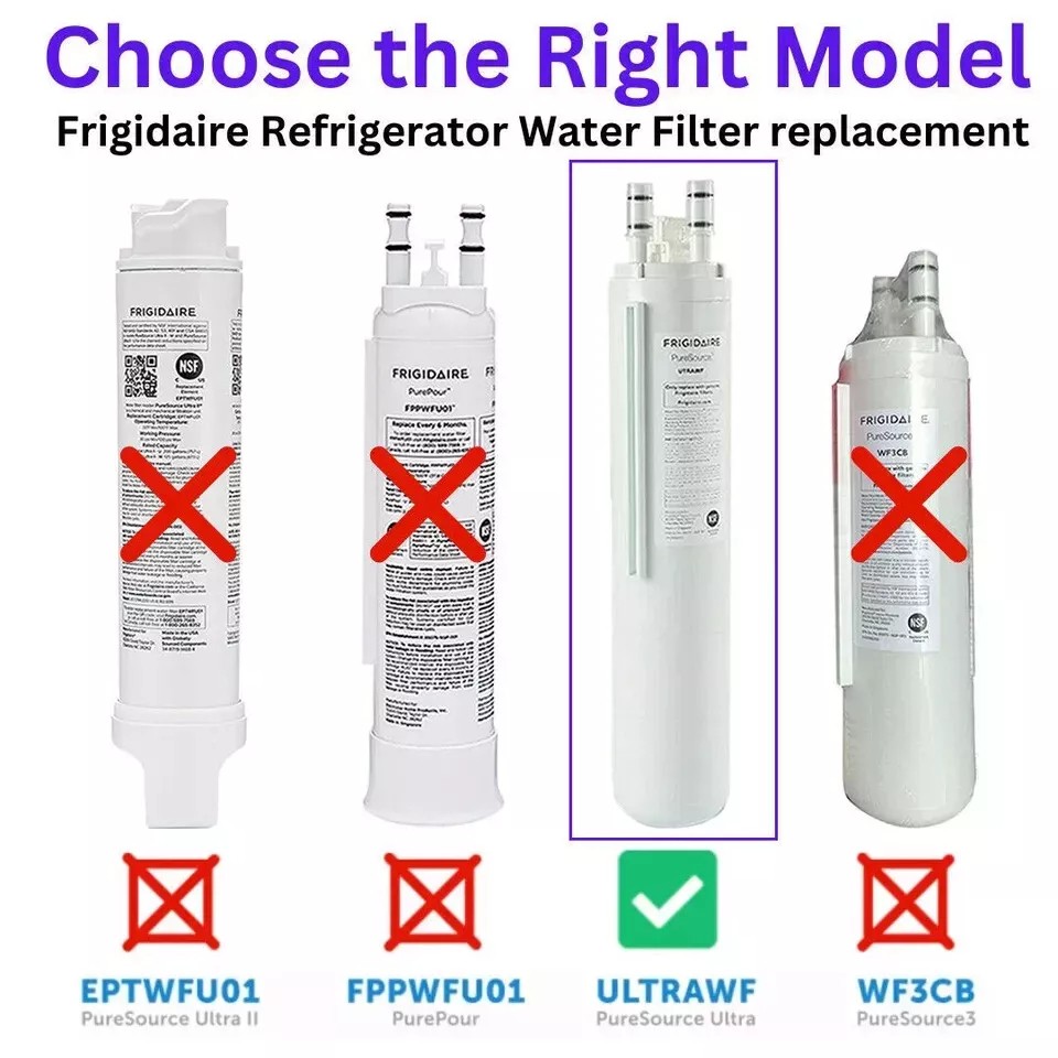 4 Pack ULTRAWF Frigidaire Ultra PureSource Refrigerator Water Filter US Stock