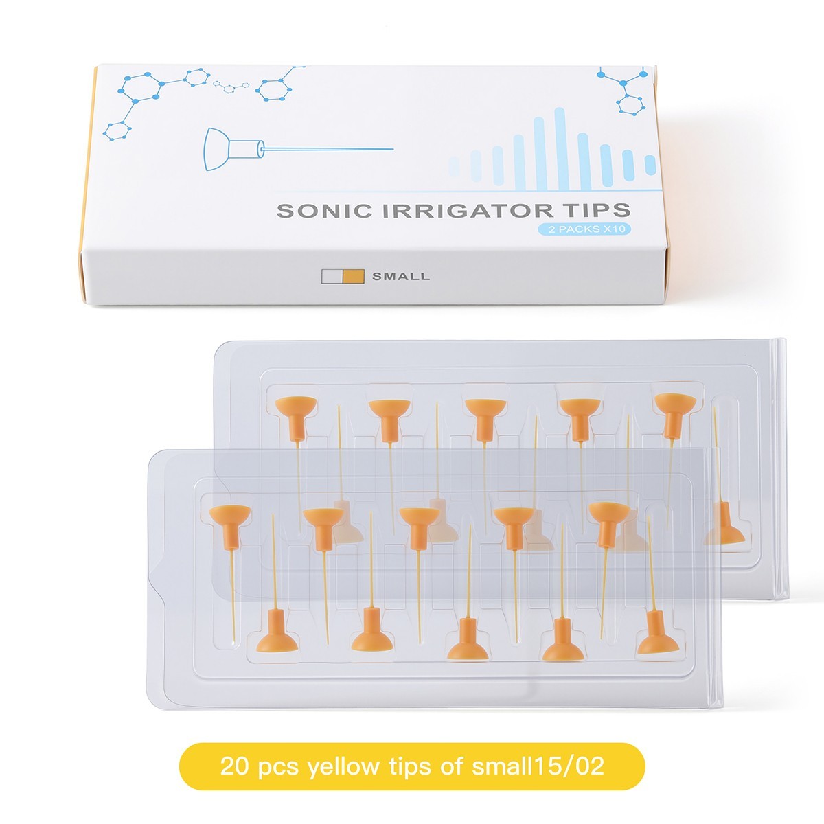 AZDENT Dental Endo Ultrasonic Sonic Activator Root Canal Irrigator+60 Tips