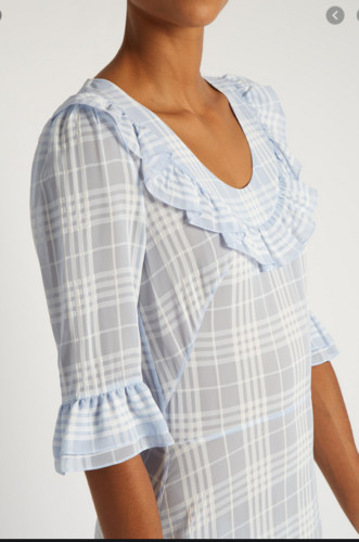 Vampire's Wife Blue White Dress, UK 8