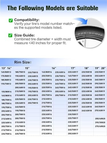 4-Pack tire Storage Bags, Waterproof Tire Covers for Storage & Transport, Tear