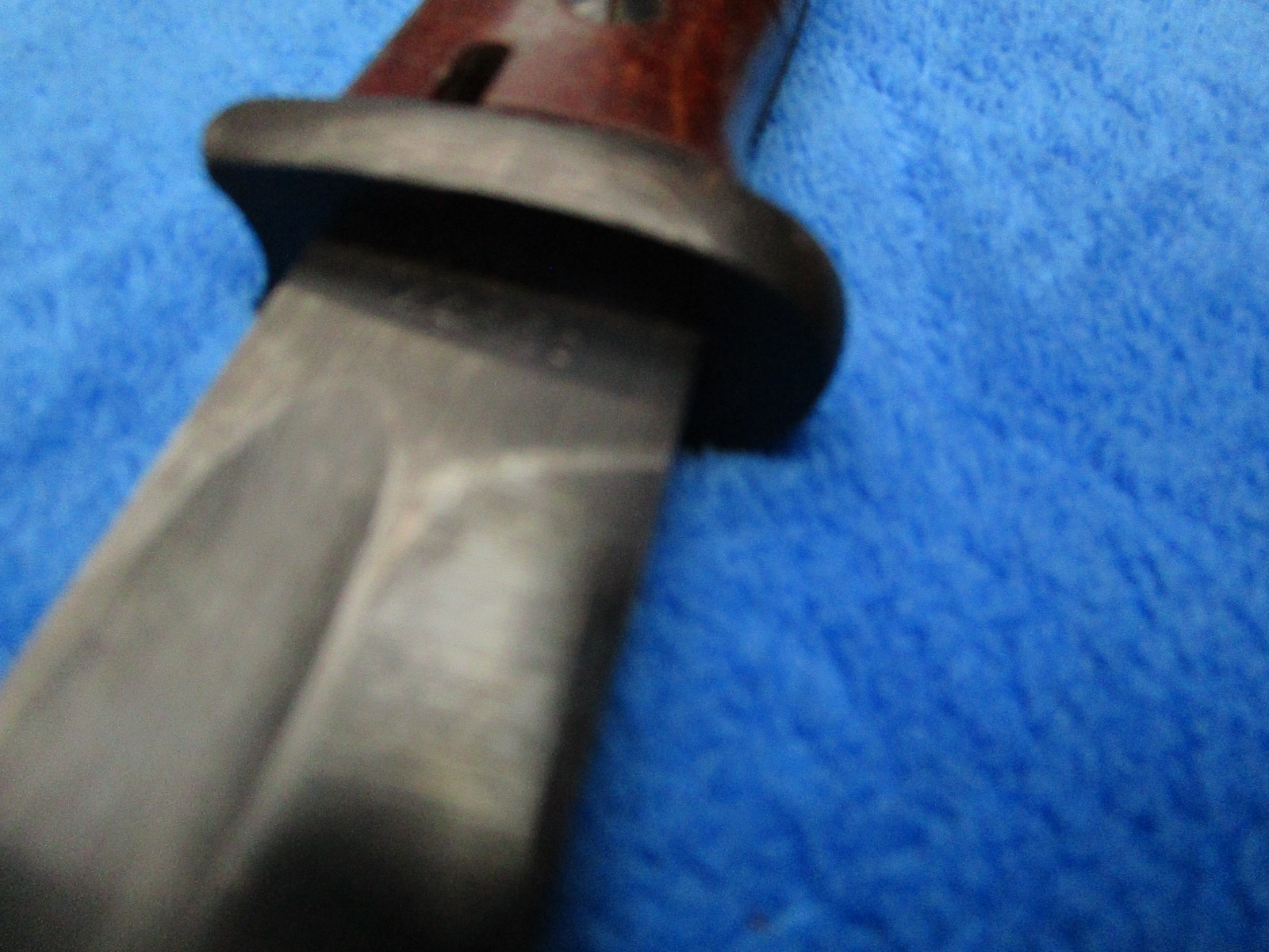 ORIGINAL WW2 GERMAN HERDER FFC 1944 BAYONET AND FFC 1944 SCABBARD WITH QFG FROG