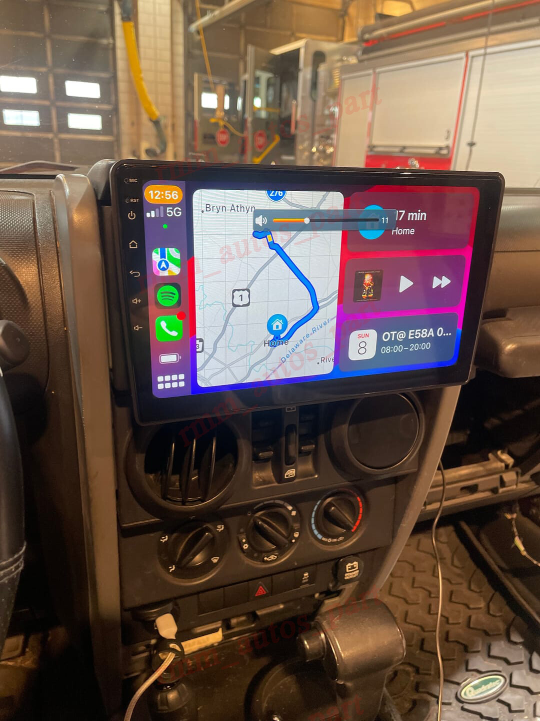 Car Stereo Radio For Jeep Wrangler 2007-2017 Android 13 Apple Carplay GPS WIFI