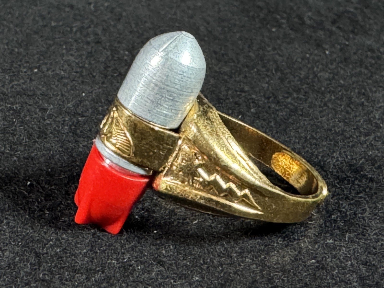 Vintage Lone Ranger Atomic Bomb Ring Classic Kix Cereal Premium Giveaway BEAUTY!