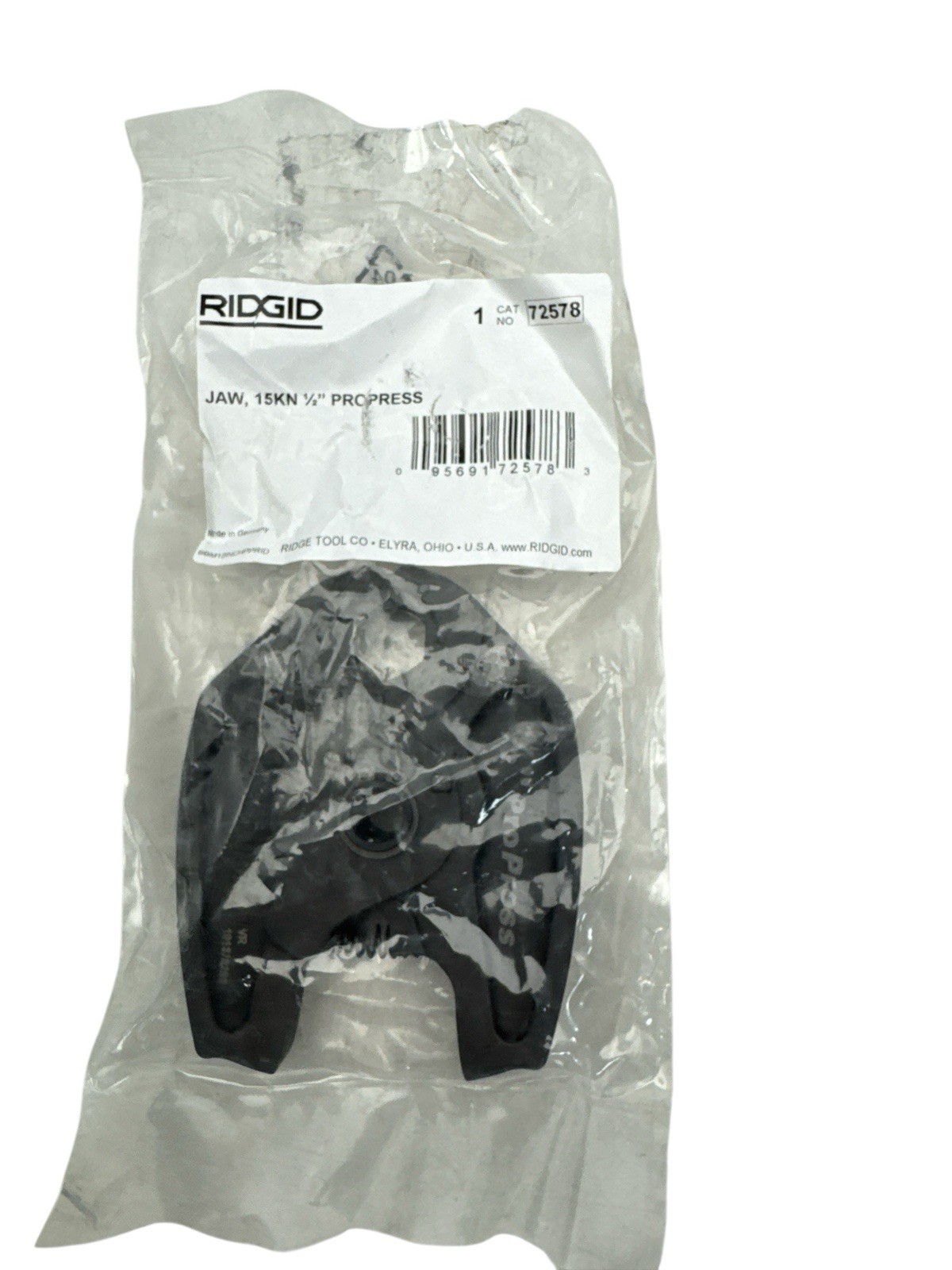 Ridgid Mini ProPress 1/2 in. Press Tool Jaw for RP 115 PROPRESS 72578 New