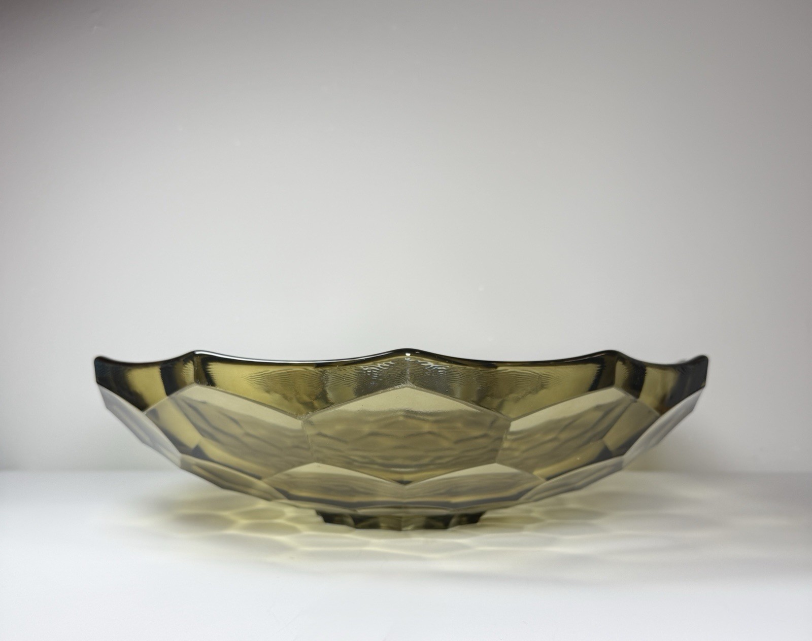 Kohler Briolette K-2373-TG7 17.5” Faceted Glass Vessel Sink Tea Green