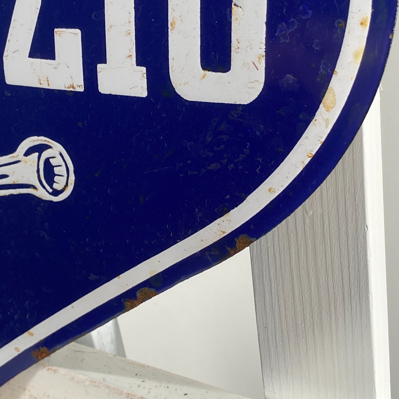 Piaggio Vespa Enamel Sign - 60x35cm (23.6x13.8") - Retro Service Vintage Signage