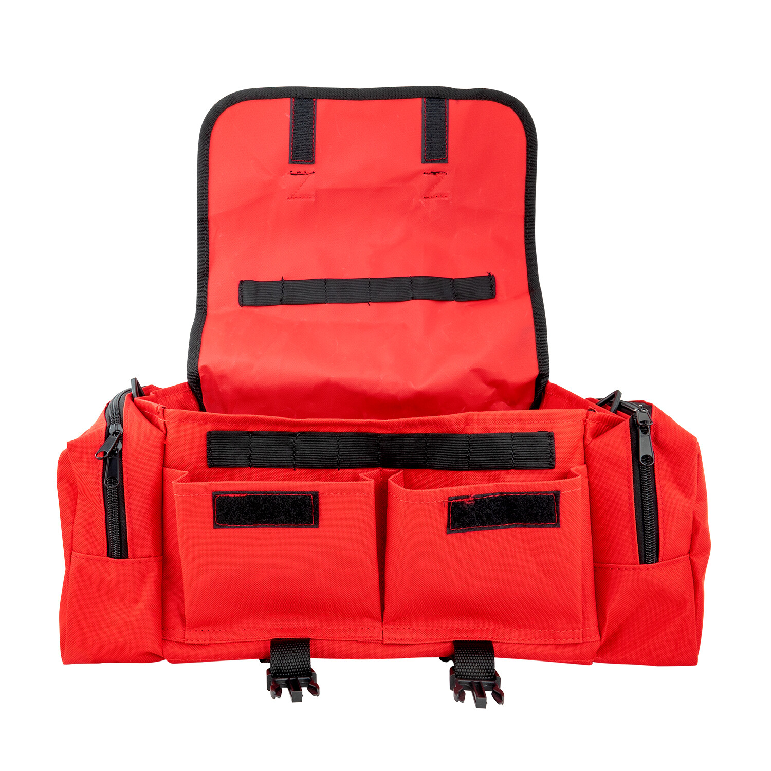 LINE2design First Aid Bag - Medical Supplies Trauma First Responder Bag - Red
