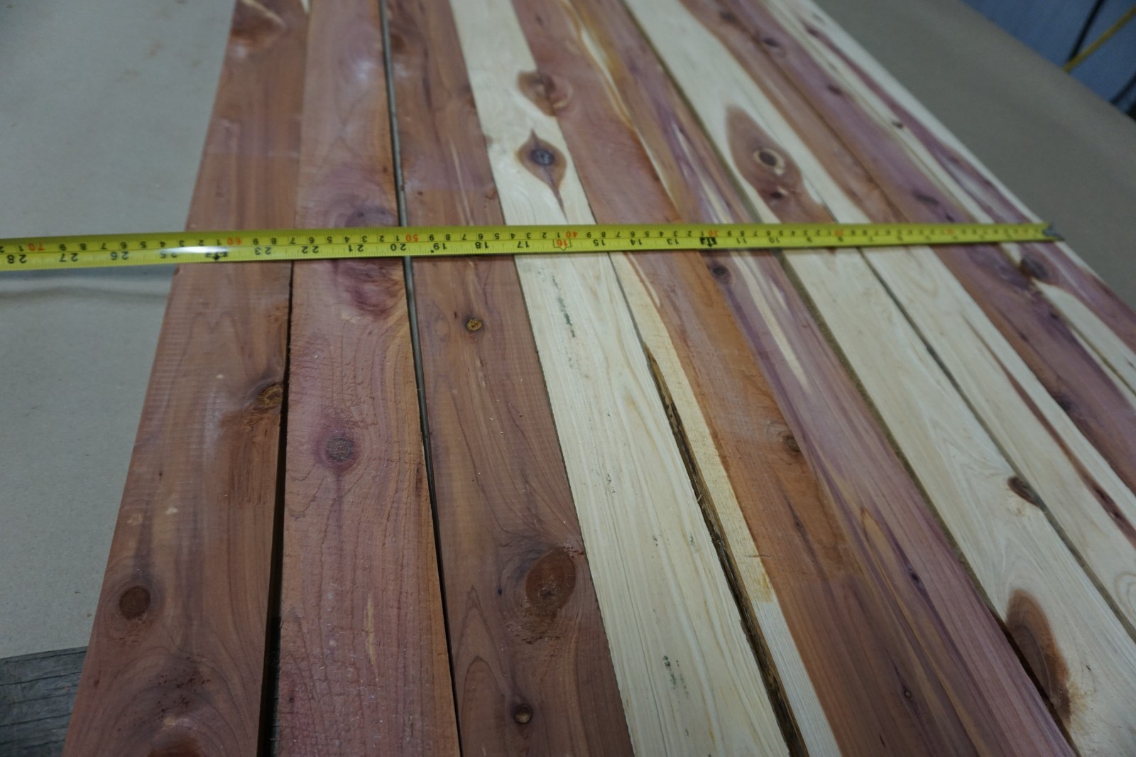 10 Pieces of Aromatic Eastern Red Cedar Boards 1/2" x 2 1/2" x 48" long