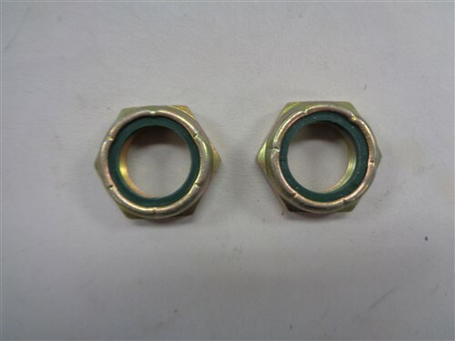 EVINRUDE JOHNSON OMC 323599 PAIR OF (2) FLYWHEEL LOCK NUTS MARINE BOAT