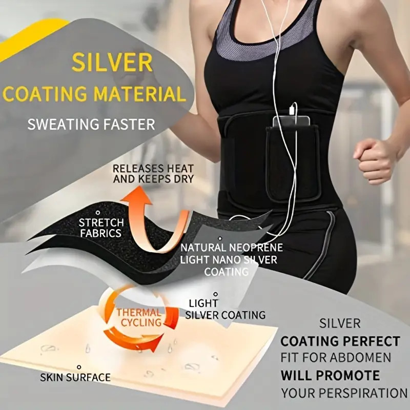 Slimming Waist Trainer & Trimmer Belt Lower Belly Fat Sweat Band Men & Women USA