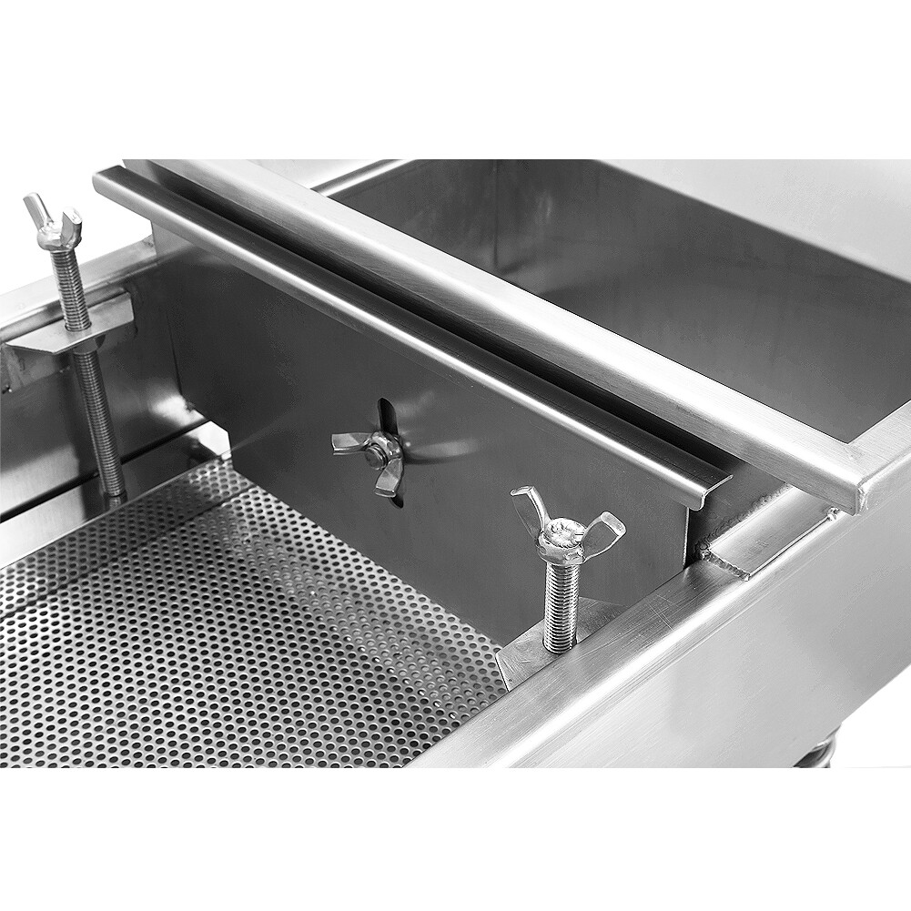 110V Commercial Vibrating Sifter Electric Screening Machine Shaker Strainer Top