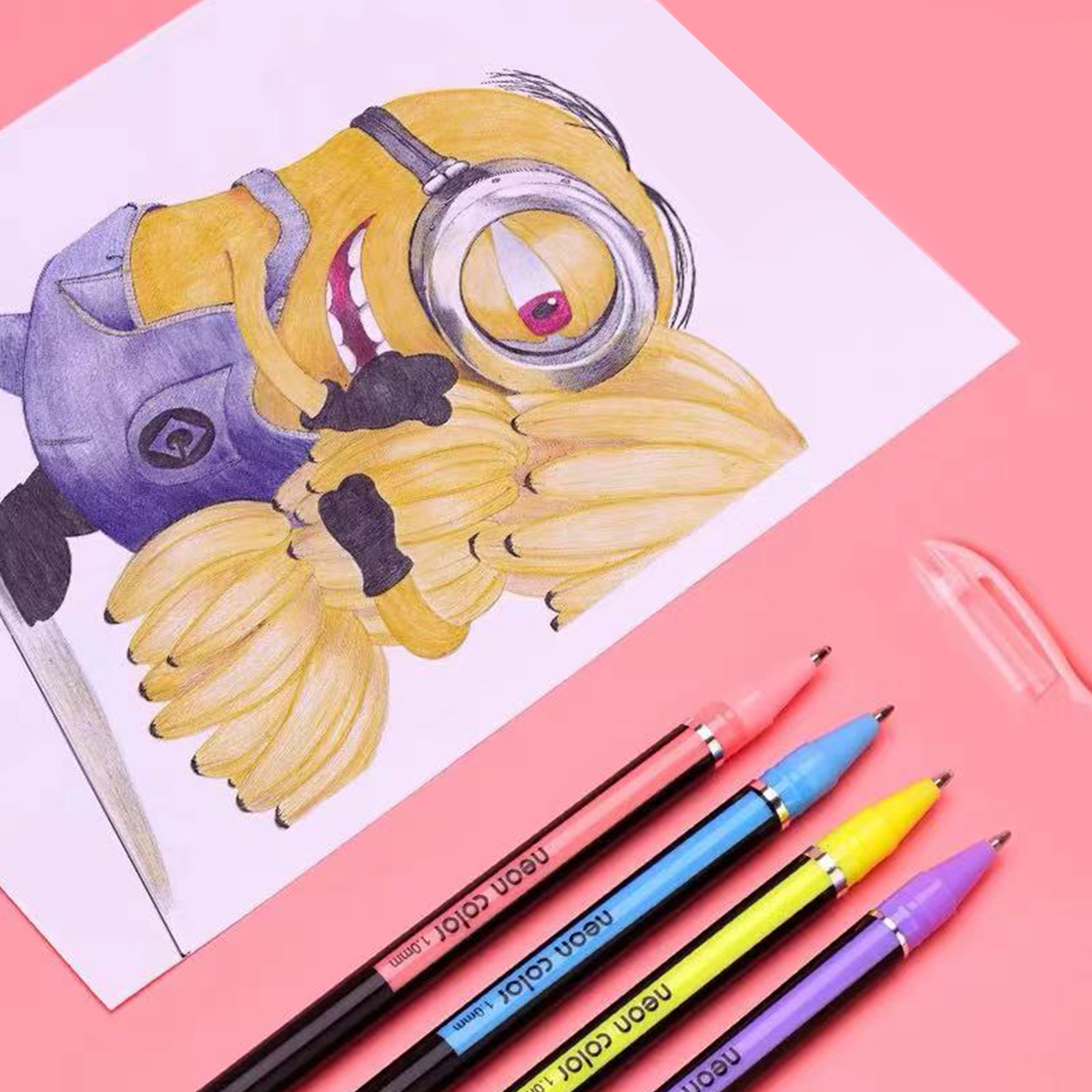 48 Unique Colors (No Duplicates) Gel Pens Gel Pen Set for Adult Coloring Book