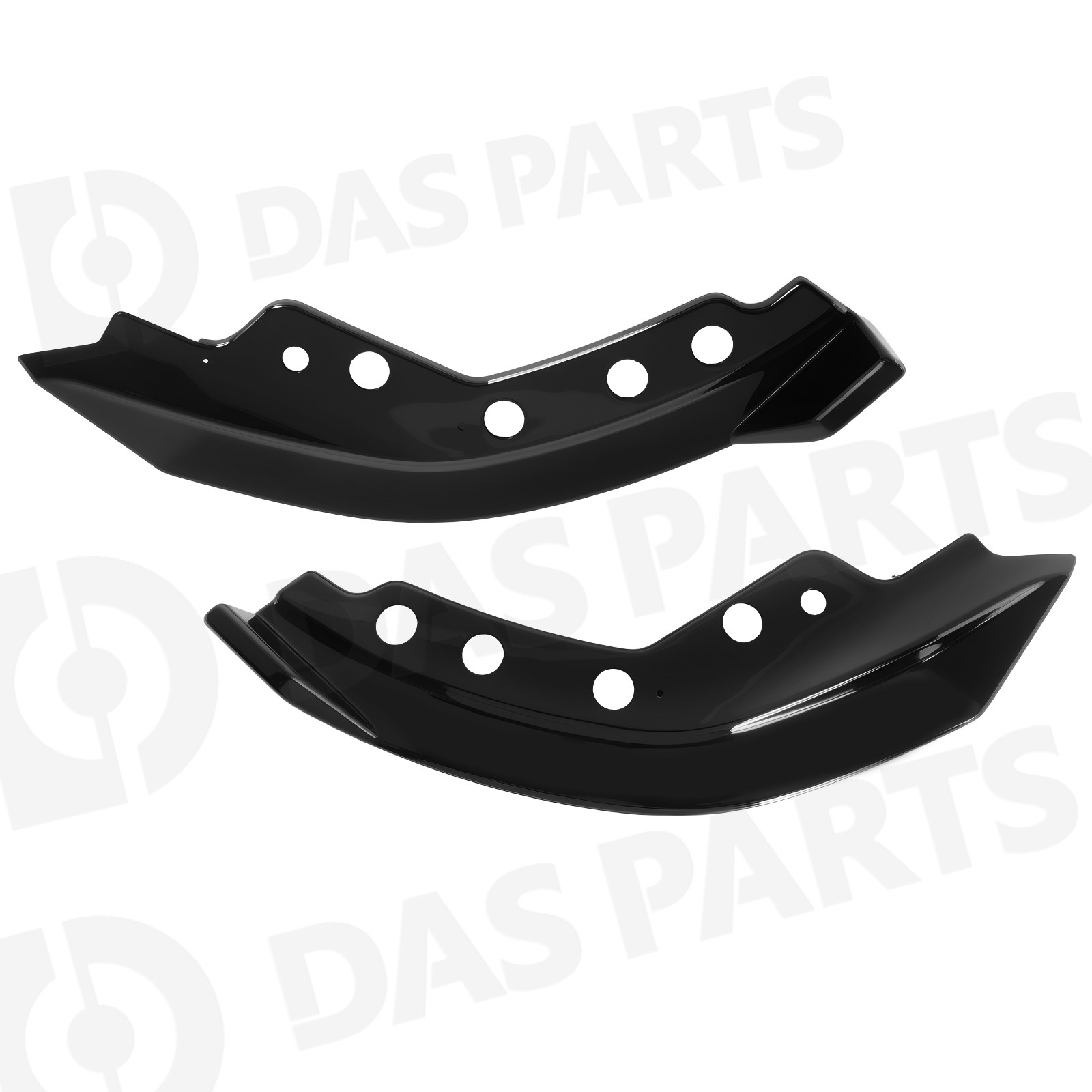 For 2019-2022 BMW G20 330i M Sport M340i GT Style Front Bumper Lip Glossy Black