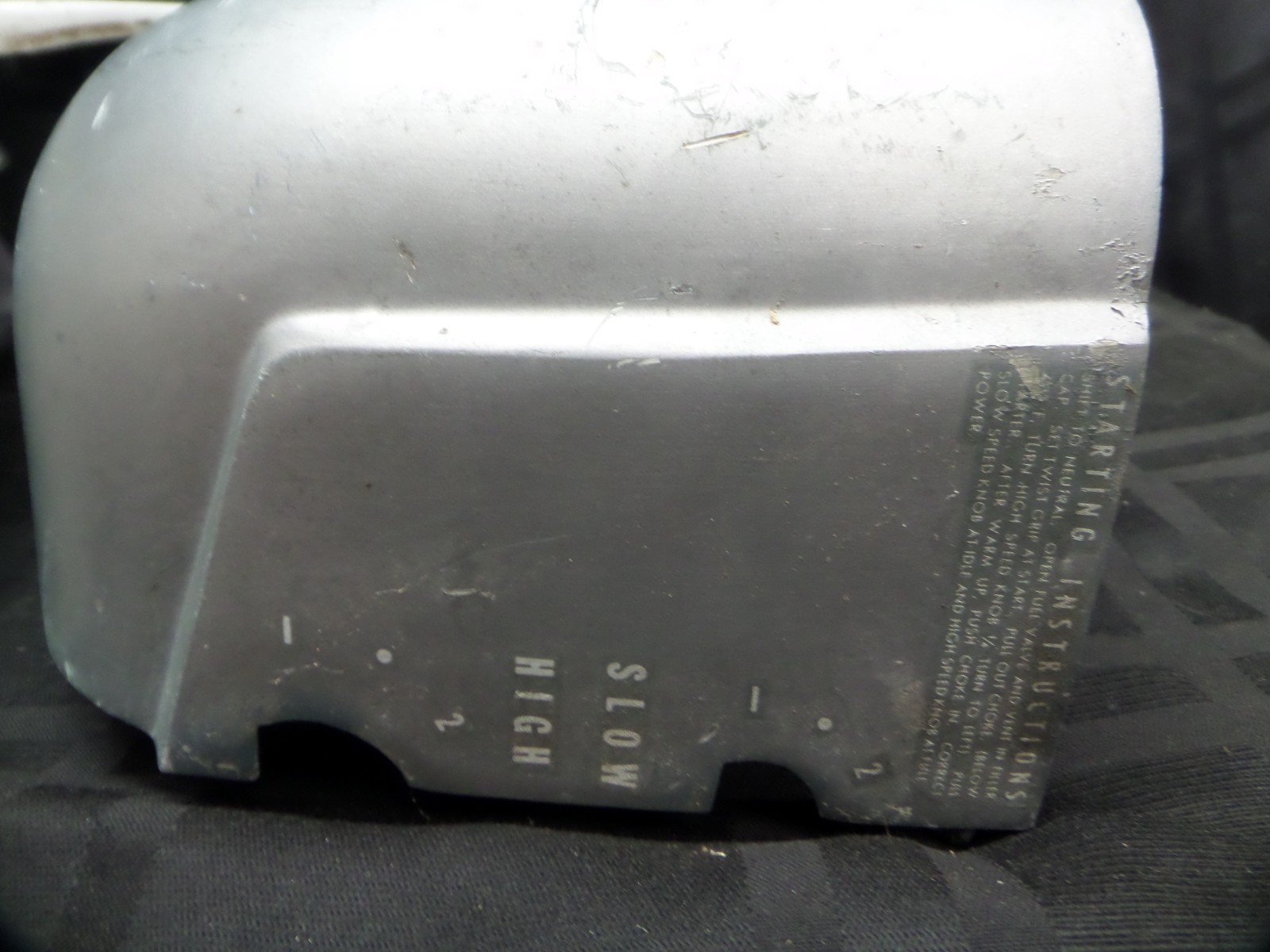 1956 GALE SEA KING GG9002B 5HP LOWER COWLING 552714 552715 COVER OUTBOARD MOTOR