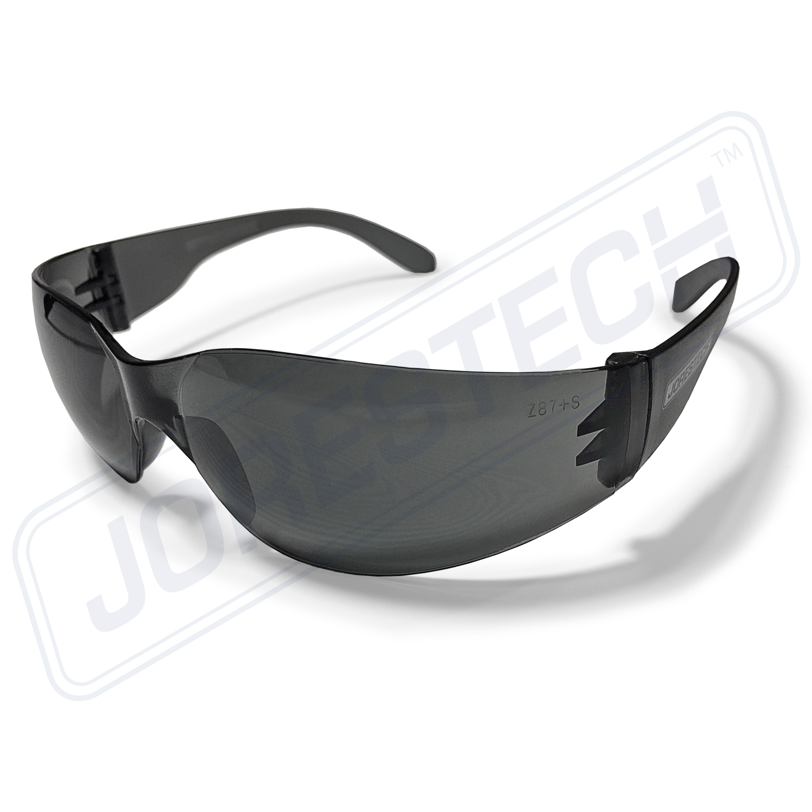 12 144 PAIR JORESTECH CLEAR/SMOKE UV LENS LOT SAFETY GLASSES BULK NEW