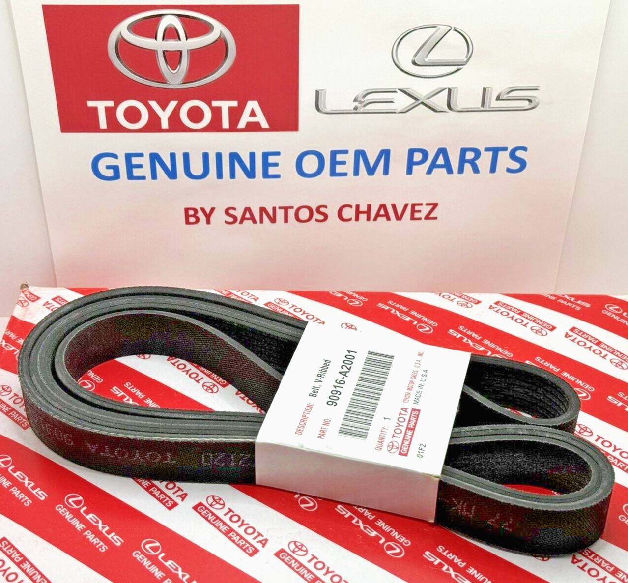 2005-2015 Toyota Tacoma V6 4.0L Serpentine Belt GENUINE OEM PART