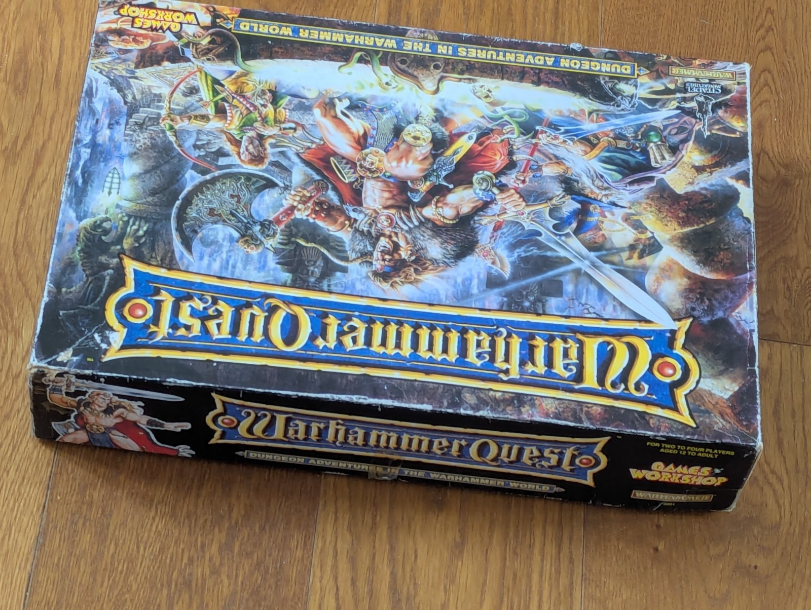 Warhammer Quest Box 1995 Near Complete, Plus Chaos Warrior Character pack