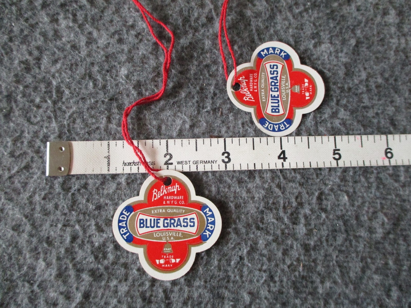 BELKNAP BLUE GRASS VINTAGE SALES STICKERS & PAPER PRICE TAGS - HUGE LOT - 200++