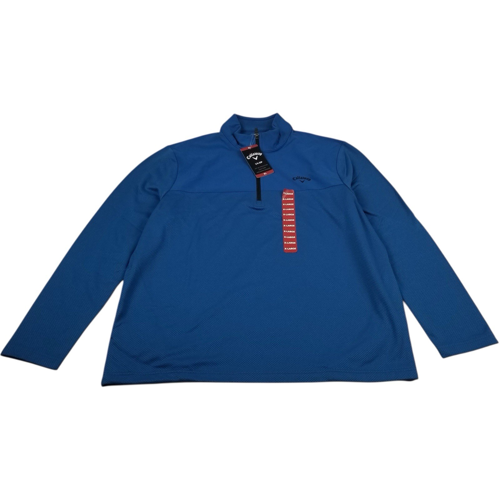 Callaway Opti-Series Men's XL Blue 1/4 Zip Pullover UPF50