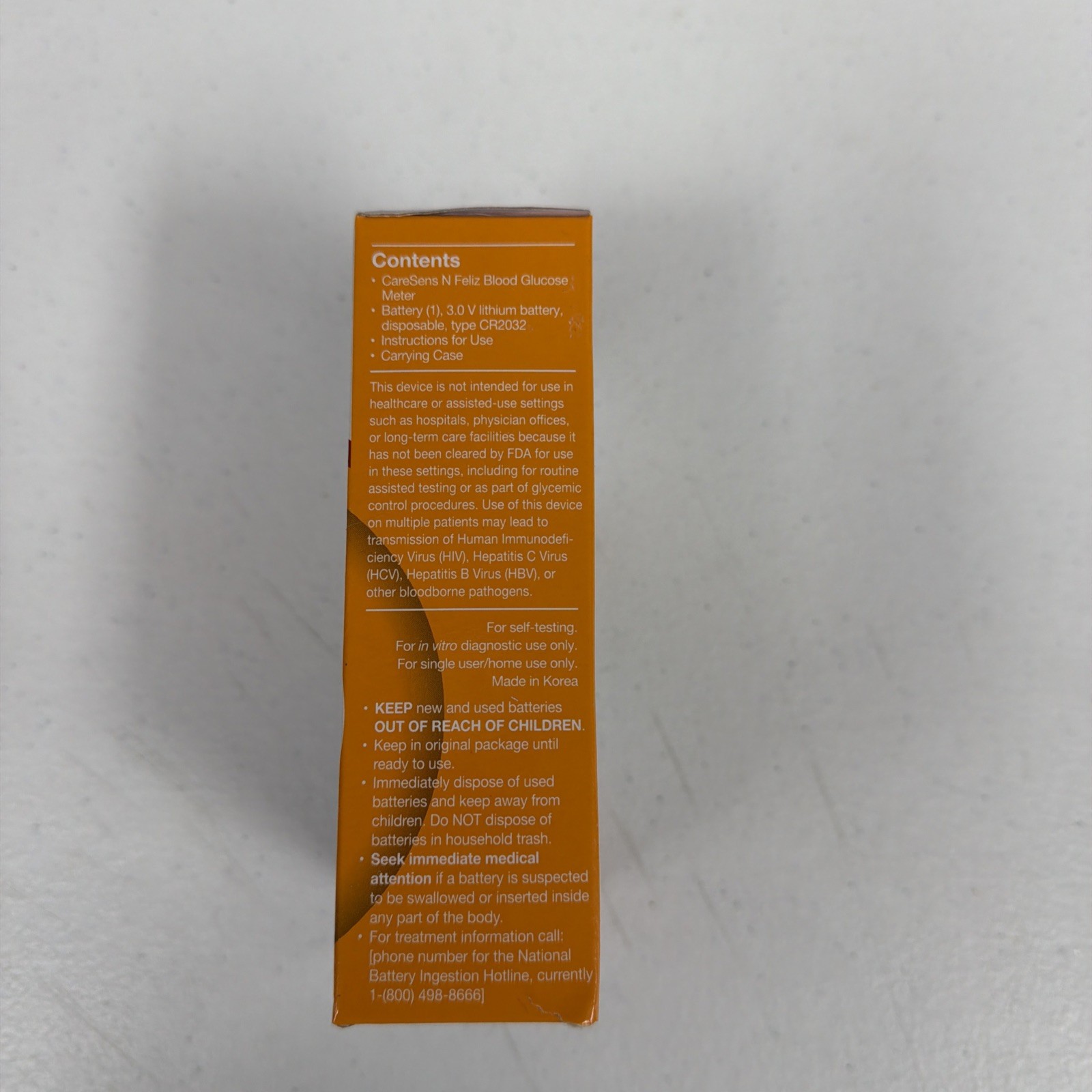 Caresens N Blood Glucose Monitoring Meter (Auto Coding) - 1 Diabetes Blood