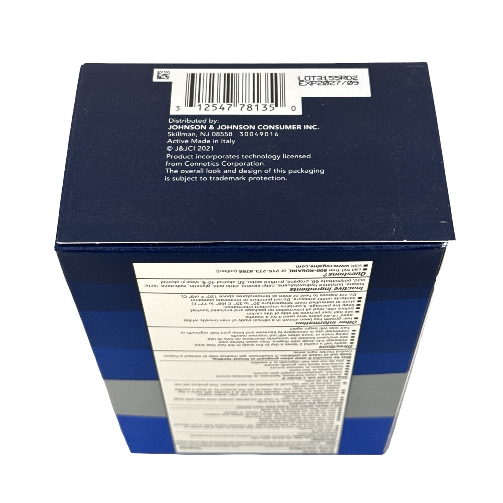 Rogaine Men’s 5% Minoxidil Foam Hair Regrowth Treatment, 3x2.11 oz, Exp 09/2027