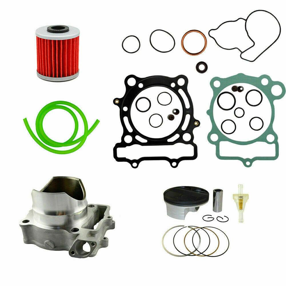 77mm Cylinder Piston Rings Top End Gasket Valves Kit for Suzuki RMZ250 2004-2006