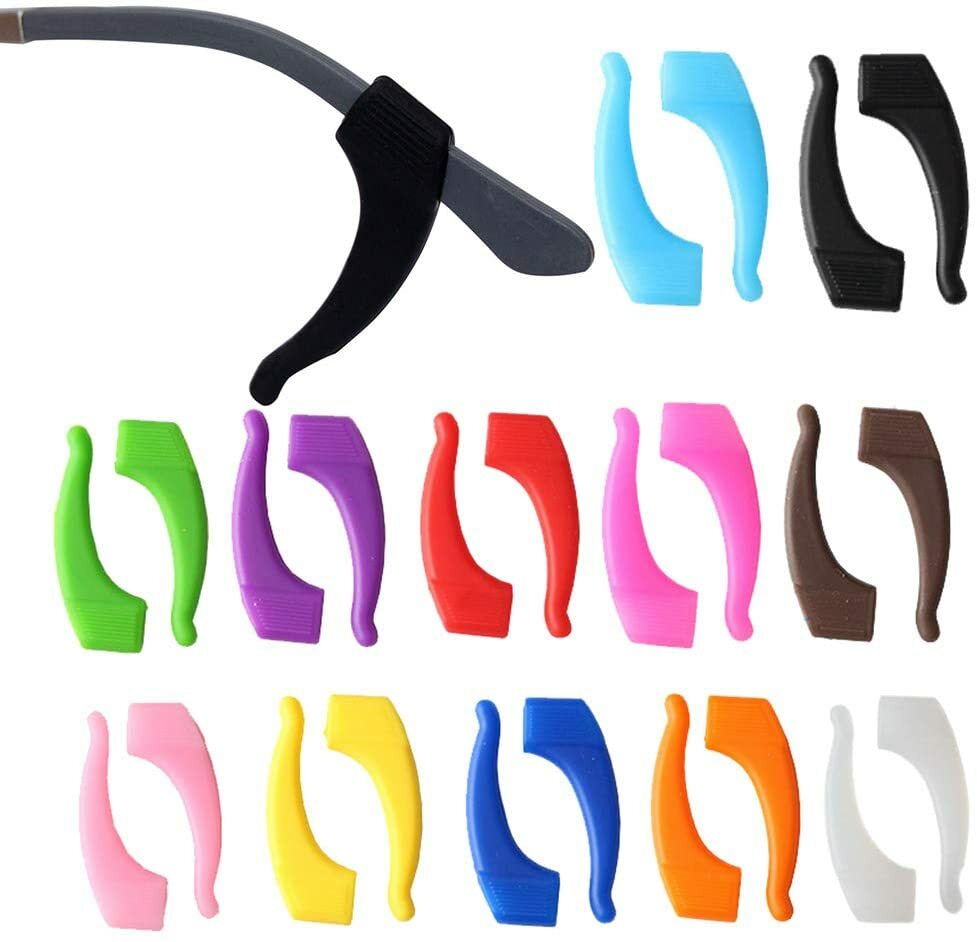 6 Pair Anti Slip Glasses Ear Hooks Tip Eyeglasses Grip Temple Holder Silicone US