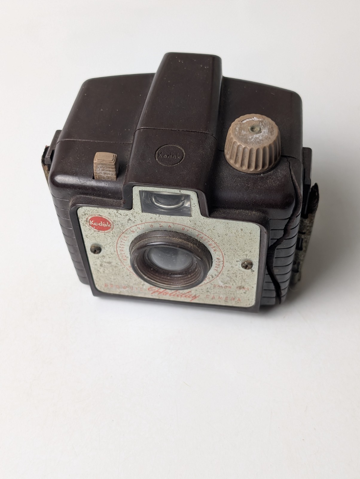 Vintage Kodak Brownie Holiday Camera Dakon Lens Untested For Parts or Repair