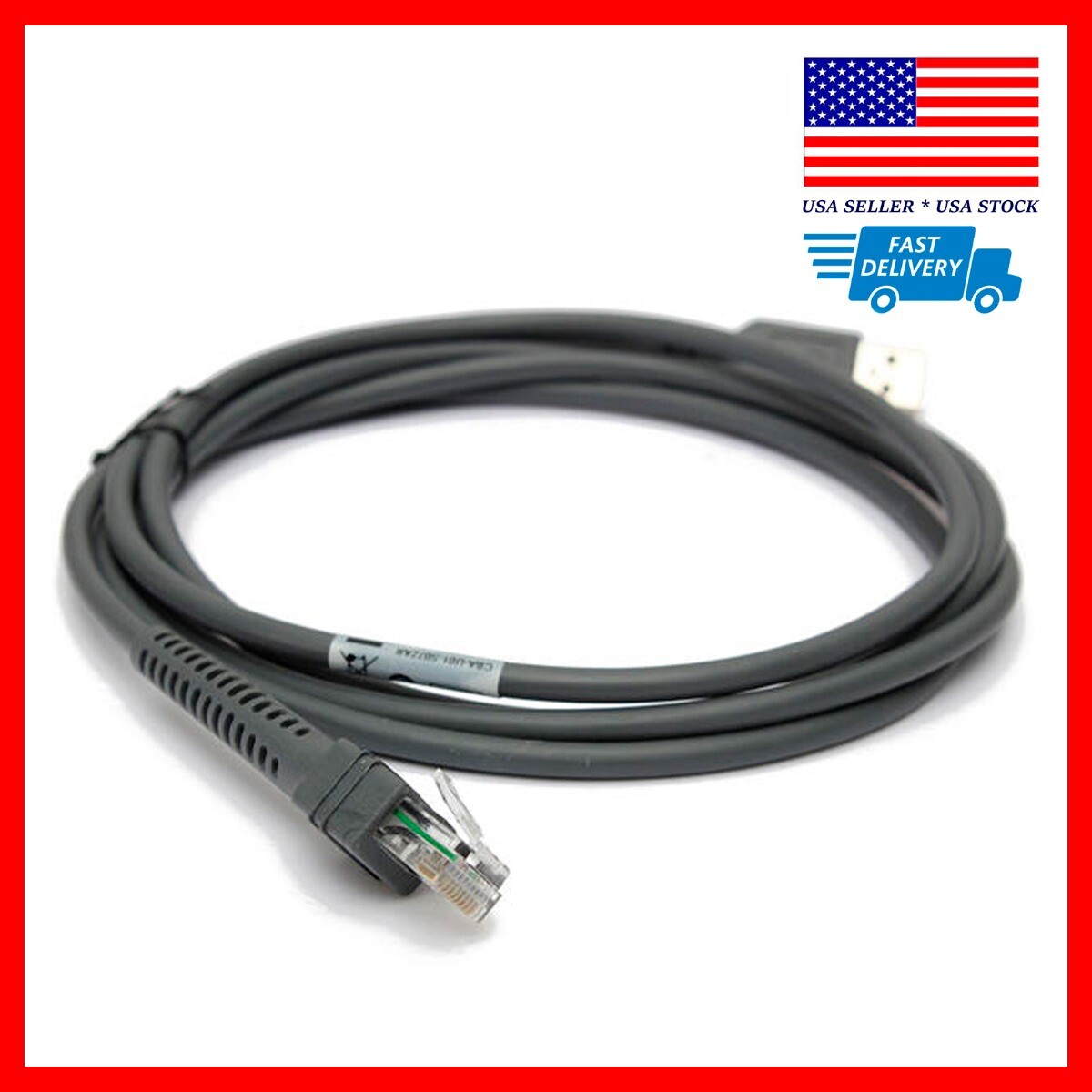 ✅ USB cable for Symbol Motorola Barcode Scanner 7FT 2M ✅ Fast Shipping