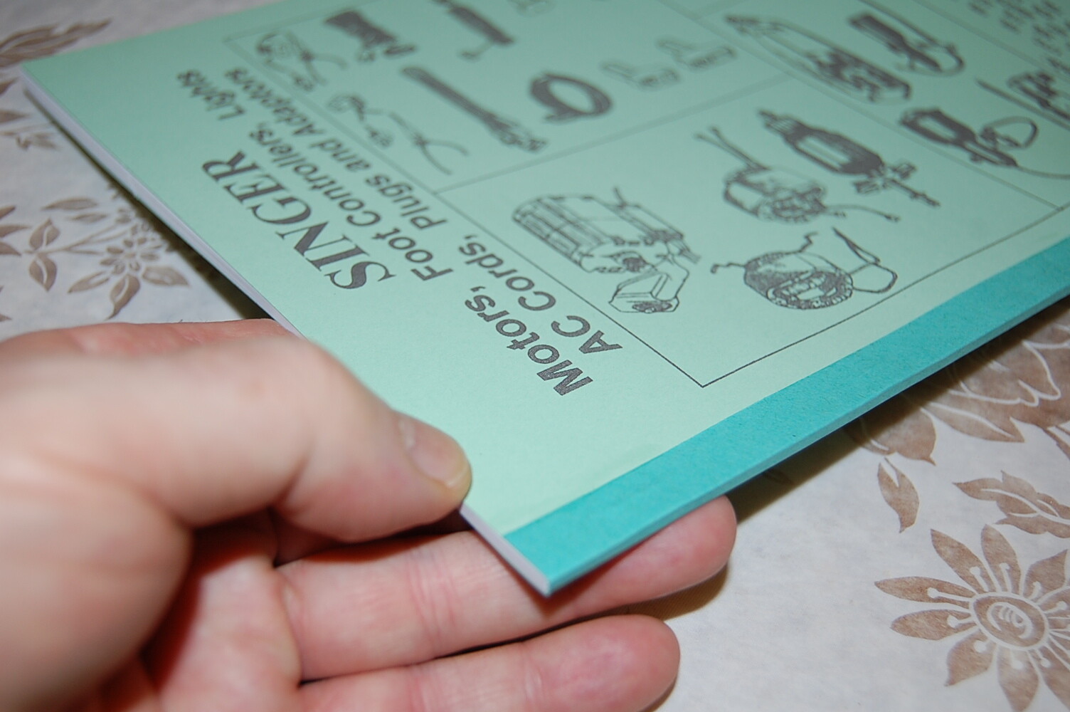 Rare Service Manual for Singer Sewing Machines Motors, Foot Controllers, Lights,