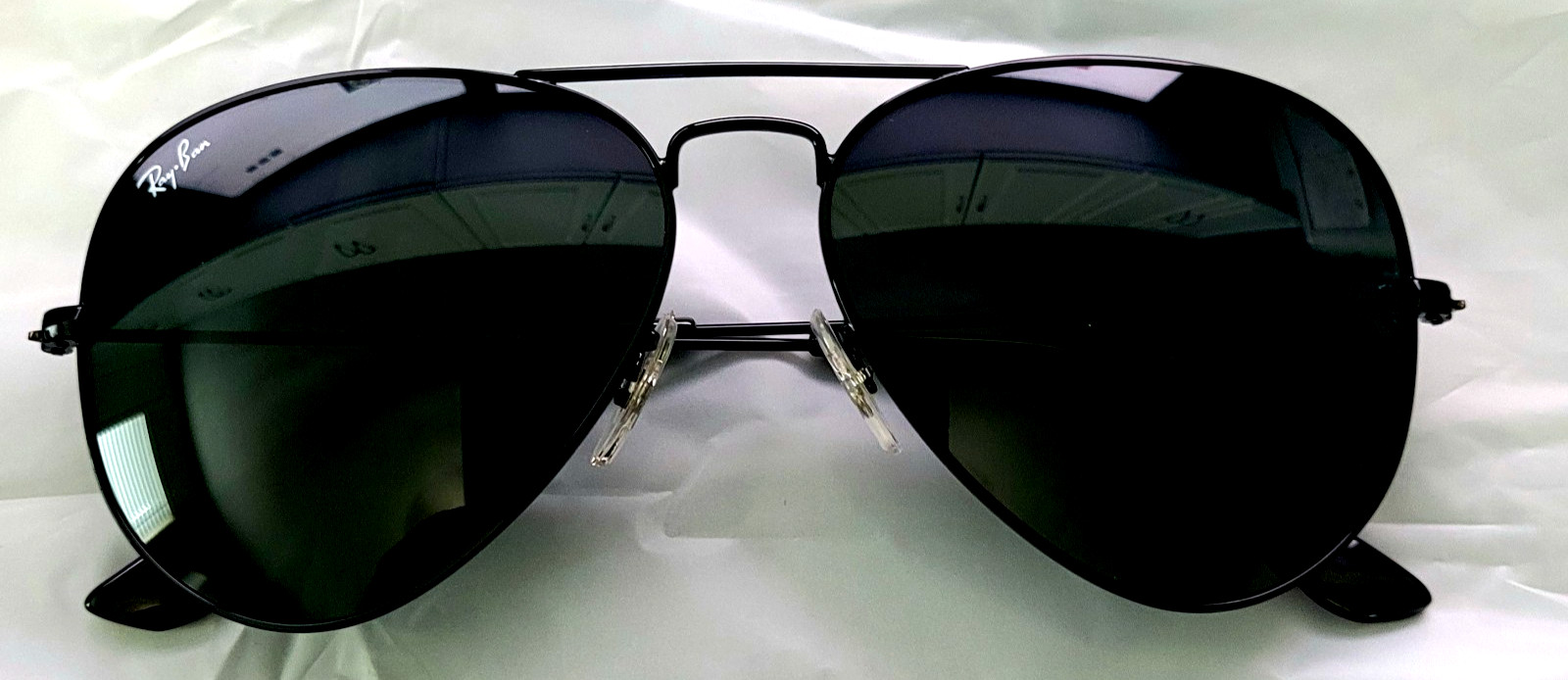 Never Worn Ray Ban 58x135mm 3025 Aviator Sunglasses Blk-Blk