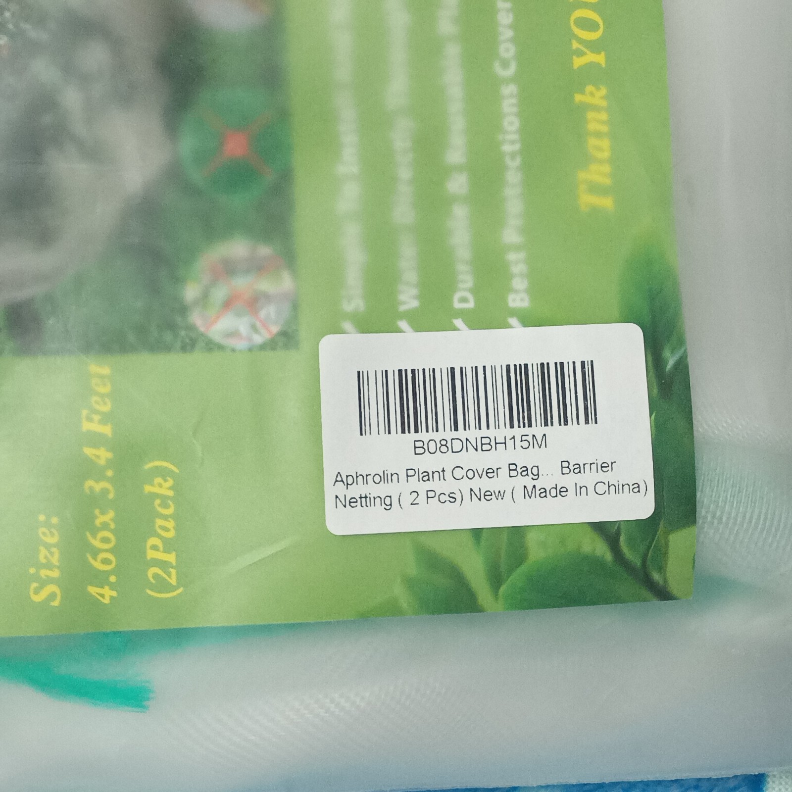 Garden Netting Mesh Netting Plant Cover Vegetable 2 Pack Free Shipping Today