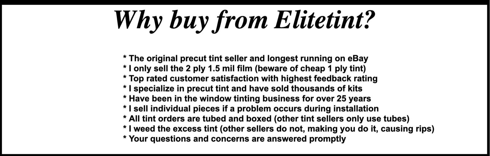 Chevy 1500 Silverado Truck Windshield tint strip precut 5% Nano Carbon