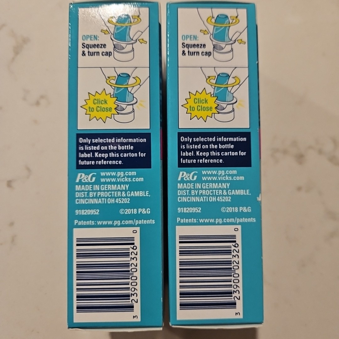 Vicks Sinex Severe Moisturizing Ultra Fine Mist Nasal Spray 265 Sprays X2