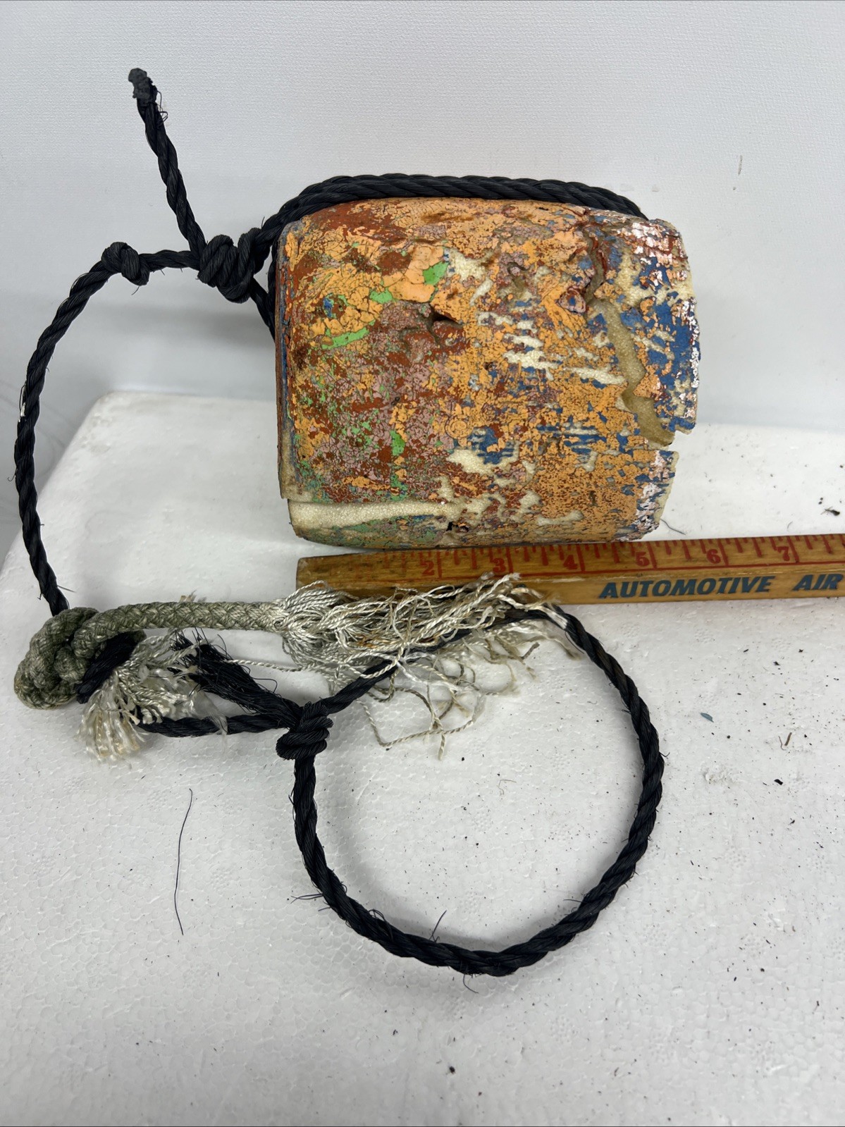 Crab Fish Pot Float Buoy Nautical Coastal Marine Shabby Chic Decor OBX Authentic