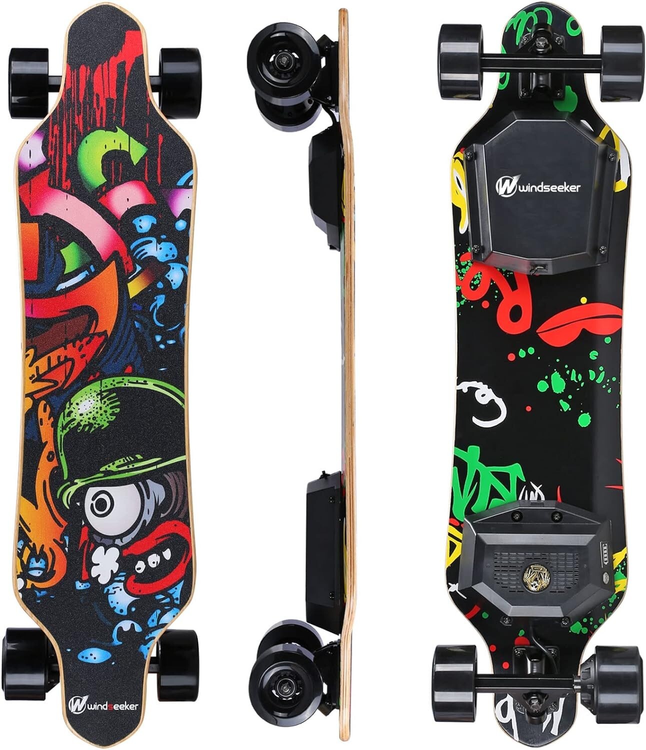 Electric Skateboard, Electric Longboard with Remote for Adults and Teens, 450.