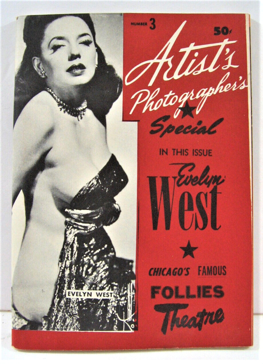 Vintage Follies Burlesque Theatre Evelyn West & Other Star Images 48 Pg Booklet
