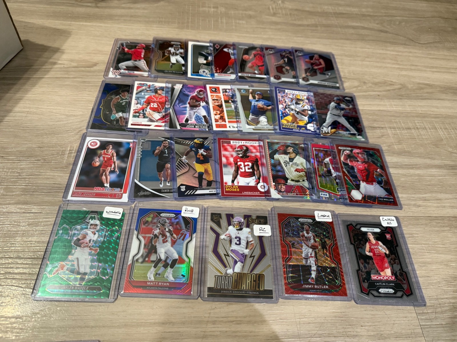 Loaded 2 Row Sports Collection Auto HOF Prizm Patch Refractor RC LOT