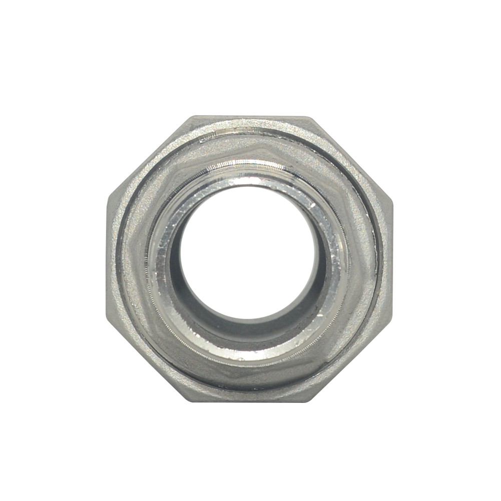 1" in NPT Male thread Malleable Straight Union Coupling Pipe Stainless Steel